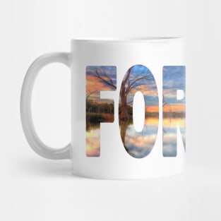 FORBES - NSW Australia Lake Forbes Sunset Black Swans Mug